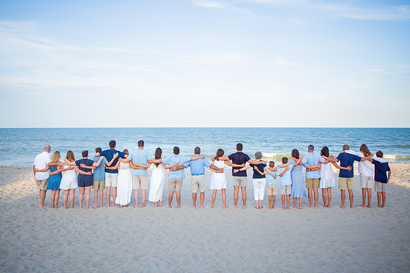 Family Beach Portrait Photography on Pleasure Island, NC:  Carolina Beach, Kure Beach, Fort Fisher