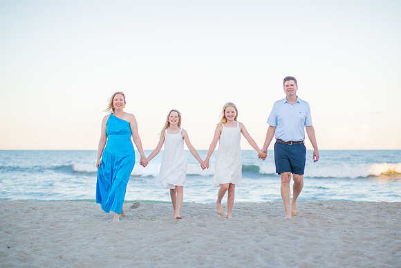 Family Beach Portrait Photography on Pleasure Island, NC:  Carolina Beach, Kure Beach, Fort Fisher