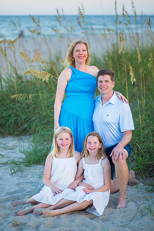 Family Beach Portrait Photography on Pleasure Island, NC:  Carolina Beach, Kure Beach, Fort Fisher