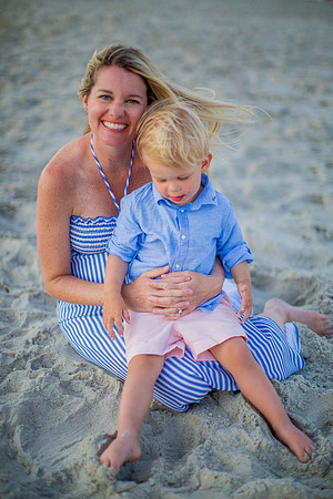 Family Beach Portrait Photography on Pleasure Island, NC:  Carolina Beach, Kure Beach, Fort Fisher