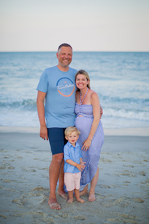 Family Beach Portrait Photography on Pleasure Island, NC:  Carolina Beach, Kure Beach, Fort Fisher