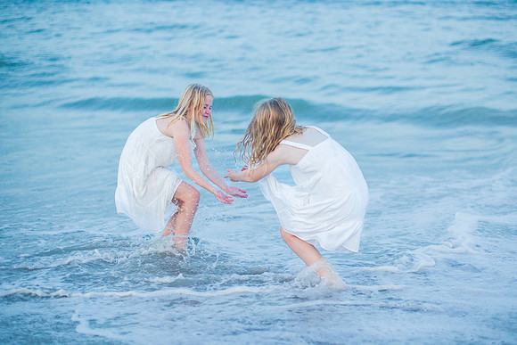 Family Beach Portrait Photography on Pleasure Island, NC:  Carolina Beach, Kure Beach, Fort Fisher