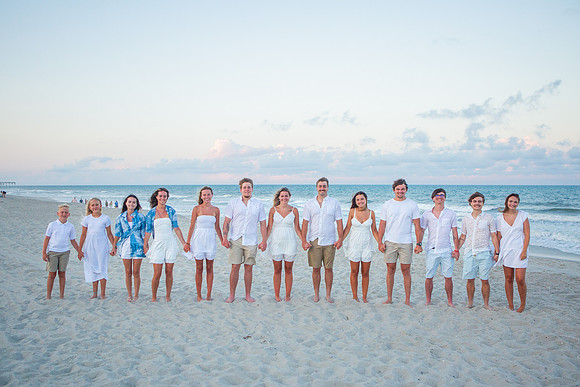 Family Beach Portrait Photography on Pleasure Island, NC:  Carolina Beach, Kure Beach, Fort Fisher