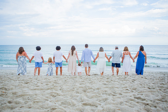 Family Beach Portrait Photography on Pleasure Island, NC:  Carolina Beach, Kure Beach, Fort Fisher