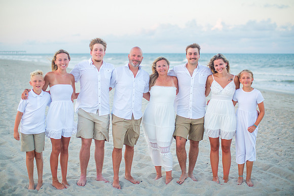 Family Beach Portrait Photography on Pleasure Island, NC:  Carolina Beach, Kure Beach, Fort Fisher