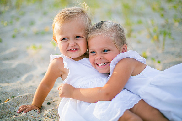 Family Beach Portrait Photography on Pleasure Island, NC:  Carolina Beach, Kure Beach, Fort Fisher