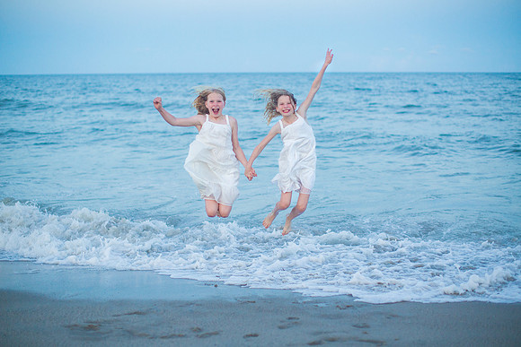 Family Beach Portrait Photography on Pleasure Island, NC:  Carolina Beach, Kure Beach, Fort Fisher