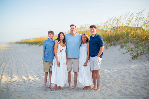 Family Beach Portrait Photography on Pleasure Island, NC:  Carolina Beach, Kure Beach, Fort Fisher