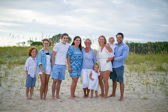 Family Beach Portrait Photography on Pleasure Island, NC:  Carolina Beach, Kure Beach, Fort Fisher