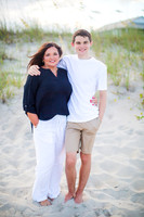 Family Beach Portrait Photography on Pleasure Island, NC:  Carolina Beach, Kure Beach, Fort Fisher