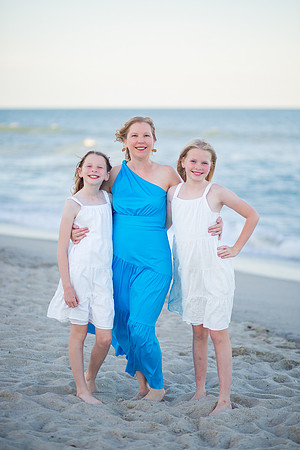 Family Beach Portrait Photography on Pleasure Island, NC:  Carolina Beach, Kure Beach, Fort Fisher