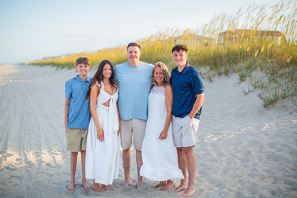 Family Beach Portrait Photography on Pleasure Island, NC:  Carolina Beach, Kure Beach, Fort Fisher