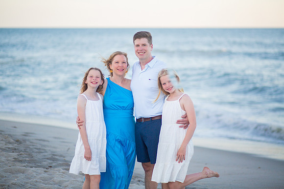 Family Beach Portrait Photography on Pleasure Island, NC:  Carolina Beach, Kure Beach, Fort Fisher