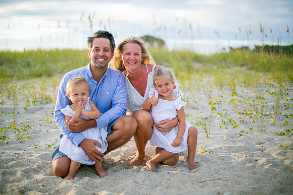 Family Beach Portrait Photography on Pleasure Island, NC:  Carolina Beach, Kure Beach, Fort Fisher