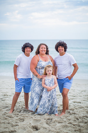Family Beach Portrait Photography on Pleasure Island, NC:  Carolina Beach, Kure Beach, Fort Fisher