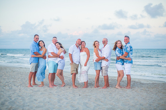 Family Beach Portrait Photography on Pleasure Island, NC:  Carolina Beach, Kure Beach, Fort Fisher