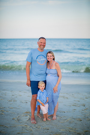 Family Beach Portrait Photography on Pleasure Island, NC:  Carolina Beach, Kure Beach, Fort Fisher