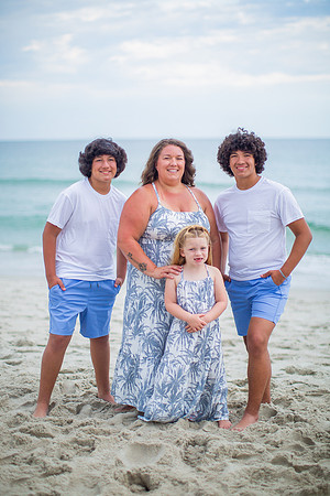 Family Beach Portrait Photography on Pleasure Island, NC:  Carolina Beach, Kure Beach, Fort Fisher