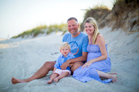 Family Beach Portrait Photography on Pleasure Island, NC:  Carolina Beach, Kure Beach, Fort Fisher