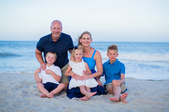 Family Beach Portrait Photography on Pleasure Island, NC:  Carolina Beach, Kure Beach, Fort Fisher