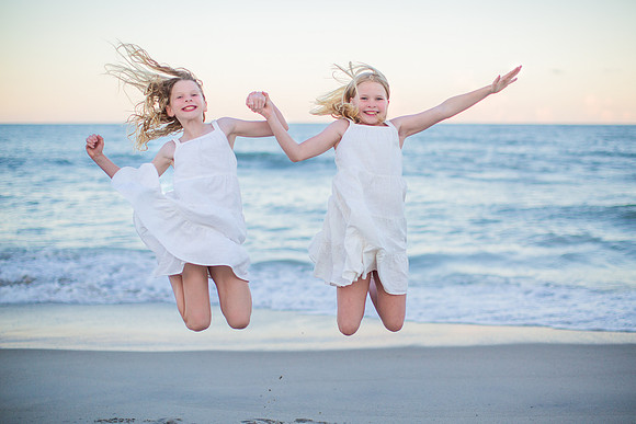 Family Beach Portrait Photography on Pleasure Island, NC:  Carolina Beach, Kure Beach, Fort Fisher