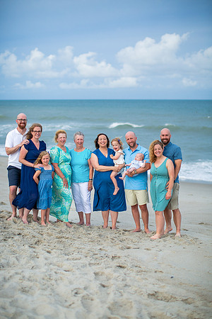 Family Beach Portrait Photography on Pleasure Island, NC:  Carolina Beach, Kure Beach, Fort Fisher