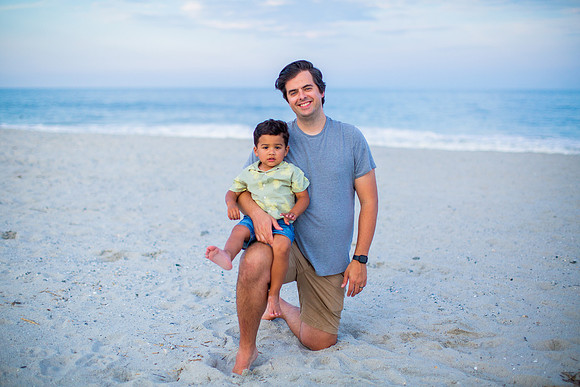 Family Beach Portrait Photography on Pleasure Island, NC:  Carolina Beach, Kure Beach, Fort Fisher