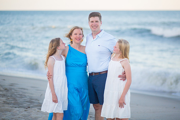 Family Beach Portrait Photography on Pleasure Island, NC:  Carolina Beach, Kure Beach, Fort Fisher