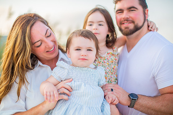 Family Beach Portrait Photography on Pleasure Island, NC:  Carolina Beach, Kure Beach, Fort Fisher