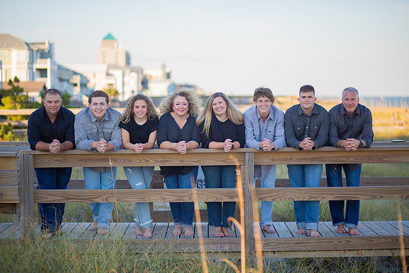 Family Beach Portrait Photography on Pleasure Island, NC:  Carolina Beach, Kure Beach, Fort Fisher