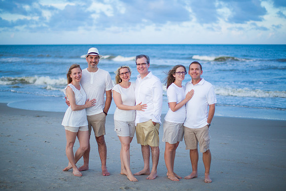 Family Beach Portrait Photography on Pleasure Island, NC:  Carolina Beach, Kure Beach, Fort Fisher