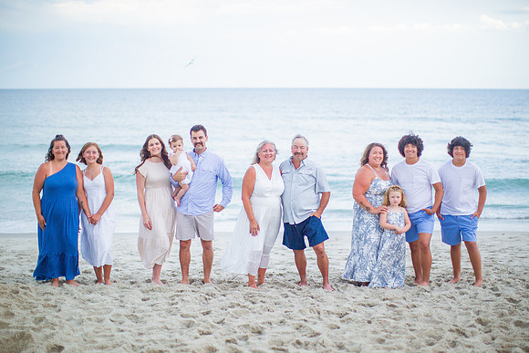 Family Beach Portrait Photography on Pleasure Island, NC:  Carolina Beach, Kure Beach, Fort Fisher