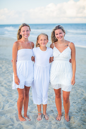 Family Beach Portrait Photography on Pleasure Island, NC:  Carolina Beach, Kure Beach, Fort Fisher