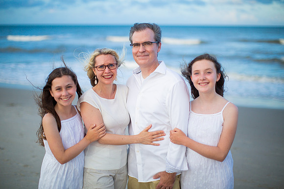 Family Beach Portrait Photography on Pleasure Island, NC:  Carolina Beach, Kure Beach, Fort Fisher