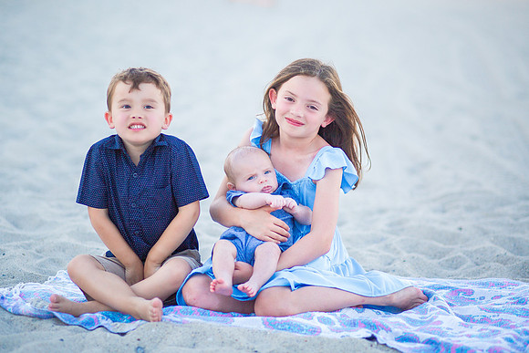 Family Beach Portrait Photography on Pleasure Island, NC:  Carolina Beach, Kure Beach, Fort Fisher