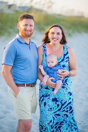 Family Beach Portrait Photography on Pleasure Island, NC:  Carolina Beach, Kure Beach, Fort Fisher