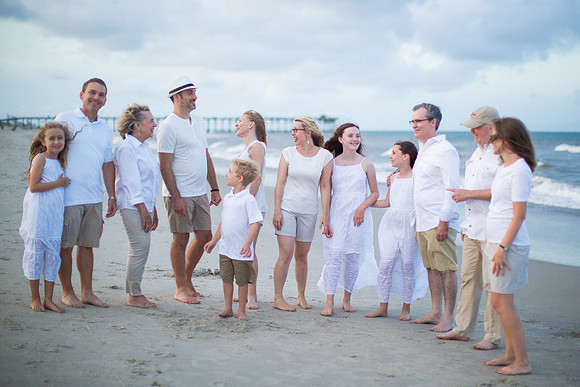 Family Beach Portrait Photography on Pleasure Island, NC:  Carolina Beach, Kure Beach, Fort Fisher