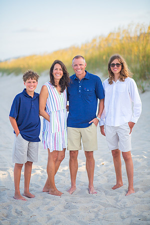 Family Beach Portrait Photography on Pleasure Island, NC:  Carolina Beach, Kure Beach, Fort Fisher