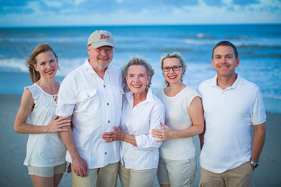 Family Beach Portrait Photography on Pleasure Island, NC:  Carolina Beach, Kure Beach, Fort Fisher