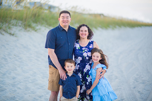 Family Beach Portrait Photography on Pleasure Island, NC:  Carolina Beach, Kure Beach, Fort Fisher