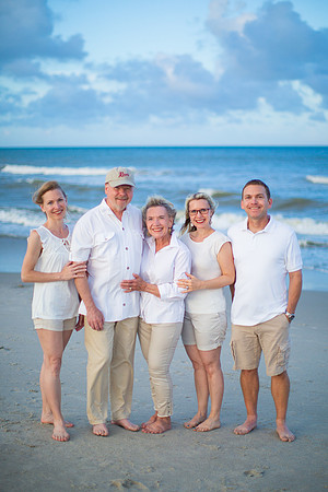 Family Beach Portrait Photography on Pleasure Island, NC:  Carolina Beach, Kure Beach, Fort Fisher