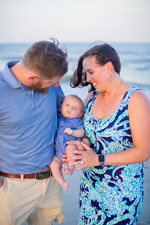 Family Beach Portrait Photography on Pleasure Island, NC:  Carolina Beach, Kure Beach, Fort Fisher