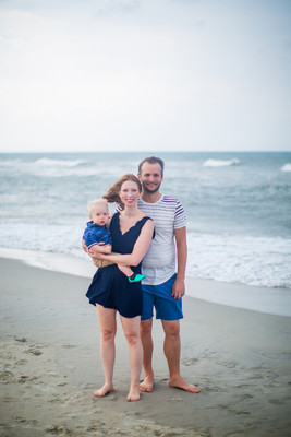 Family Beach Portrait Photography on Pleasure Island, NC:  Carolina Beach, Kure Beach, Fort Fisher