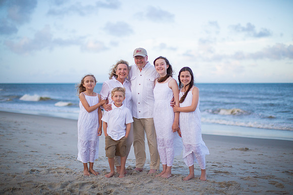 Family Beach Portrait Photography on Pleasure Island, NC:  Carolina Beach, Kure Beach, Fort Fisher