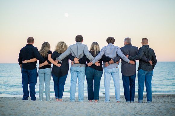Family Beach Portrait Photography on Pleasure Island, NC:  Carolina Beach, Kure Beach, Fort Fisher