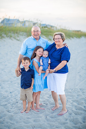 Family Beach Portrait Photography on Pleasure Island, NC:  Carolina Beach, Kure Beach, Fort Fisher