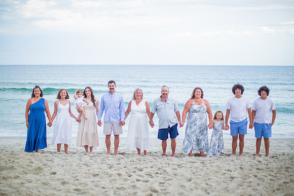 Family Beach Portrait Photography on Pleasure Island, NC:  Carolina Beach, Kure Beach, Fort Fisher