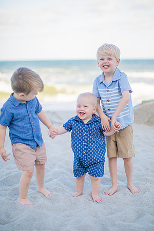 Family Beach Portrait Photography on Pleasure Island, NC:  Carolina Beach, Kure Beach, Fort Fisher