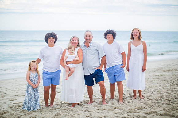 Family Beach Portrait Photography on Pleasure Island, NC:  Carolina Beach, Kure Beach, Fort Fisher