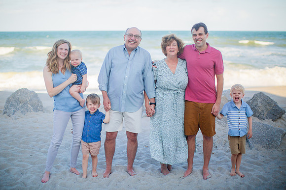 Family Beach Portrait Photography on Pleasure Island, NC:  Carolina Beach, Kure Beach, Fort Fisher